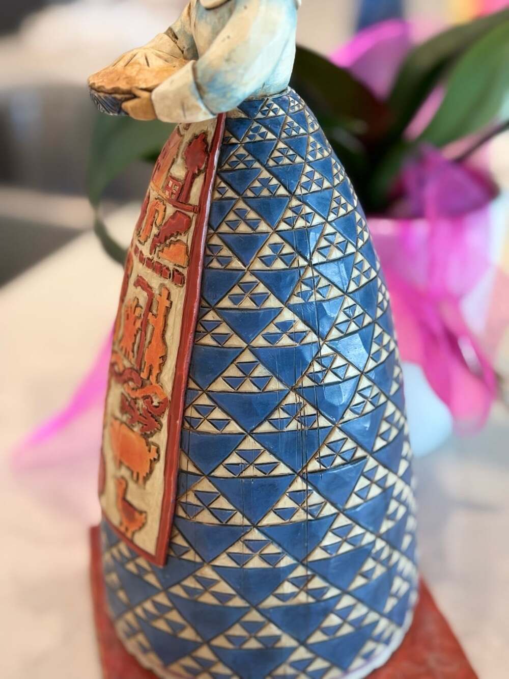 Jim Shore Heartwood Creek 2004 Give Thanks Thanksgiving Pilgrim Woman Figurine - Picture 5 of 13